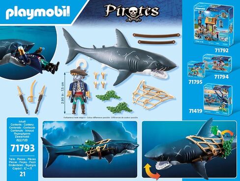 Playmobil Giant Shark with Pirate in Saudi Arabia