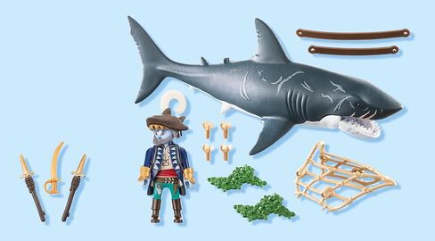 Playmobil Giant Shark with Pirate in Saudi Arabia