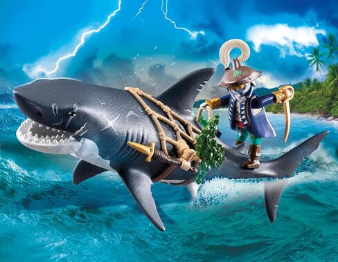 Playmobil Giant Shark with Pirate in Saudi Arabia