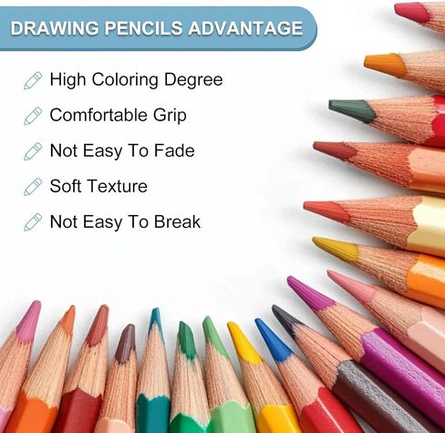Patikil 6b رصاص الرصاص للرسم ، 24pcs رسم أقلام الرسم لرسم أقلام الرسم البينية للفنون الجرافيت الخشب مسبقًا لرسم فنان رسم ، سداسي ، تعبئة أسود ، أخضر/أسود القطب in Kuwait
