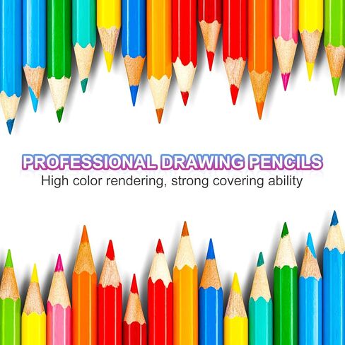 Patikil 6b رصاص الرصاص للرسم ، 24pcs رسم أقلام الرسم لرسم أقلام الرسم البينية للفنون الجرافيت الخشب مسبقًا لرسم فنان رسم ، سداسي ، تعبئة أسود ، أخضر/أسود القطب in Kuwait