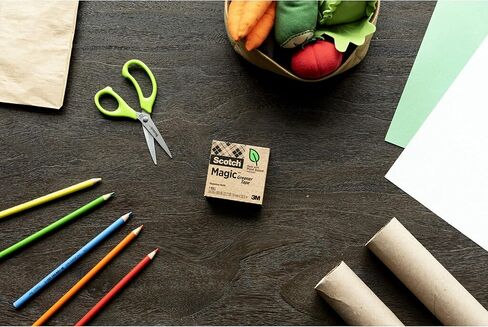 Scotch Magic Greener Tape, 2 Rolls, Numerous Applications, Invisible, Engineered for Repairing, 3/4 x 900 Inches, Boxed (812-2P) in Saudi Arabia