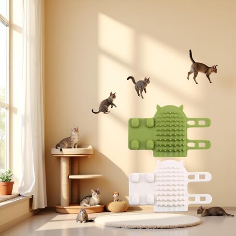 White Ionic Massage Comb Brush for Cats, Gently Massages and Soothes, Removes Loose Hair, All Hair Types, Unisex Adult, Cat Owners, Pet Groomers in Saudi Arabia