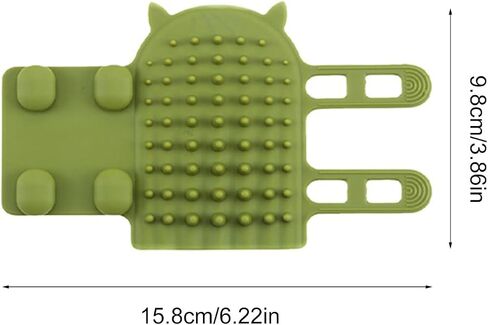 White Ionic Massage Comb Brush for Cats, Gently Massages and Soothes, Removes Loose Hair, All Hair Types, Unisex Adult, Cat Owners, Pet Groomers in Saudi Arabia