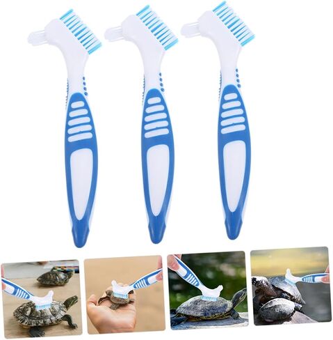 3pcs Aquascaping Tools Turtle Shell and Tortoise Brush Cleaning Brush for Toys for Turtles Reusable in Saudi Arabia