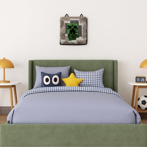 تصميمات مبتكرة Minecraft Minting Hook Kit للأطفال ، مجموعة سجادة خطاف المزلاج ، غزل ما قبل قطع ، أداة ربط المزلاج ، دليل التعليمات in Saudi Arabia