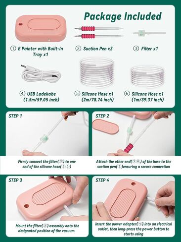 Minyii Diamond Paint Pen ، شفط من المستوى الكهربائي 3 ، لوضع أحجار AB بدون شمع ، إكسسوارات الماس مع التخزين ، لجميع أي شخص يحب الرسم الماسي - الأرجواني in Kuwait