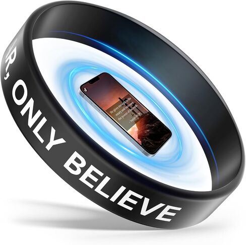 Daily Bible Verse Silicone Wristband for Men Women, Religious Wristband, Inspirational Scripture Present for Daily Motivation, Faith Hope Belief Bracelet, Black in Saudi Arabia