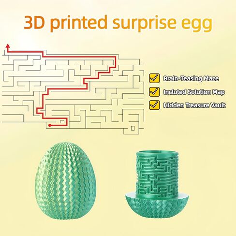 Maze Egg Money Puzzle Box - Hidden Compartment Brain Teaser Toy with 4 Logic Challenges - Portable Travel Sensory Activity for Kids & Adults, Graduation Birthday Gift in Saudi Arabia