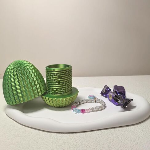 Maze Egg Money Puzzle Box - Hidden Compartment Brain Teaser Toy with 4 Logic Challenges - Portable Travel Sensory Activity for Kids & Adults, Graduation Birthday Gift in Saudi Arabia