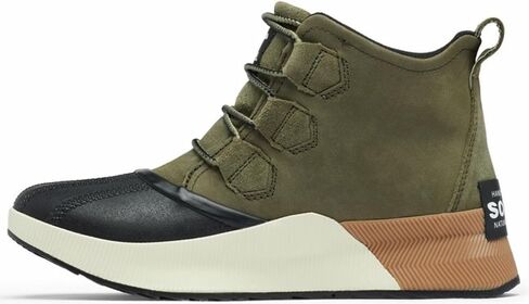 Sorel Women's Out N About lll Classic Waterproof Boots - Black, Sea Salt, White - Size 6.5 in Saudi Arabia