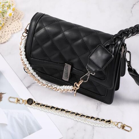 Molain 2PCS أكياس موسعة سلسلة محفظة تمديدات حزام لمحفظة الحقائب الموسع لؤلؤة حزام الاستبدال المحافظ أكياس أكياس حقائب اليد محافظ صنع اللوازم in Kuwait