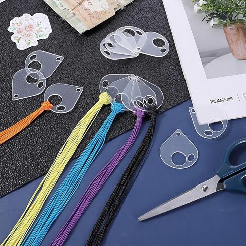 40pcs Acrylic Embroidery Floss Drop ، Bowbins acrylic exrylist ، Floss Drops Cross Cross ، منظمي خيوط التطريز الواضحة ، بكرات فقي الممر in Saudi Arabia
