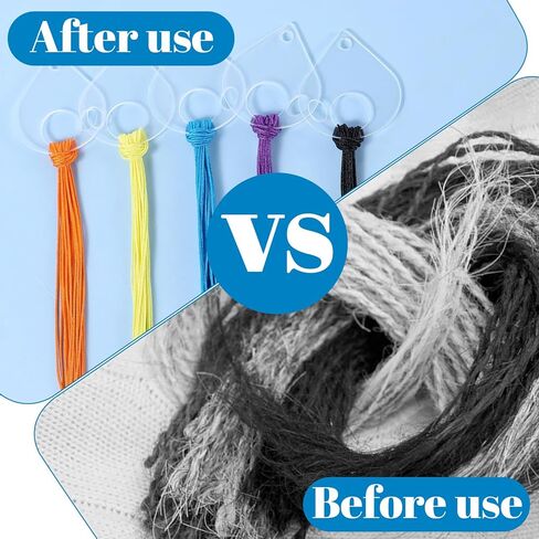 40pcs Acrylic Embroidery Floss Drop ، Bowbins acrylic exrylist ، Floss Drops Cross Cross ، منظمي خيوط التطريز الواضحة ، بكرات فقي الممر in Saudi Arabia