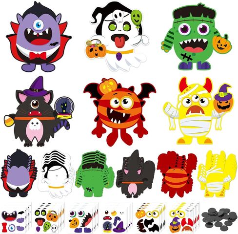 Haooryx Fall DIY Magnet Craft - 30 مجموعة من الخريف أوراق القيقب DIY Fall Leaf Magnet ملصقات فنية كوكب مجموعة لوازم الأطفال أنشطة المدرسة المستلزمات المنزل فئة السوداء السبورة البيضاء in Saudi Arabia