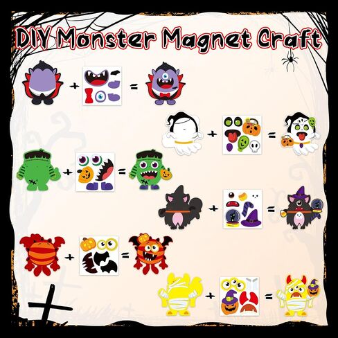 Haooryx Fall DIY Magnet Craft - 30 مجموعة من الخريف أوراق القيقب DIY Fall Leaf Magnet ملصقات فنية كوكب مجموعة لوازم الأطفال أنشطة المدرسة المستلزمات المنزل فئة السوداء السبورة البيضاء in Saudi Arabia