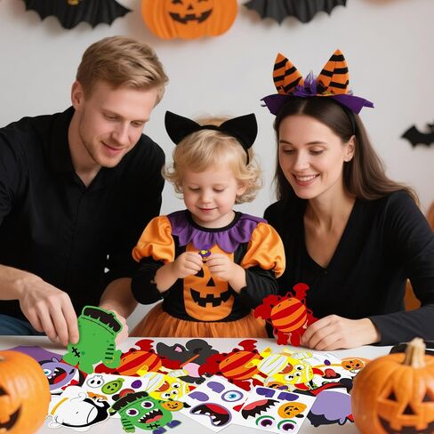 Haooryx Fall DIY Magnet Craft - 30 مجموعة من الخريف أوراق القيقب DIY Fall Leaf Magnet ملصقات فنية كوكب مجموعة لوازم الأطفال أنشطة المدرسة المستلزمات المنزل فئة السوداء السبورة البيضاء in Saudi Arabia