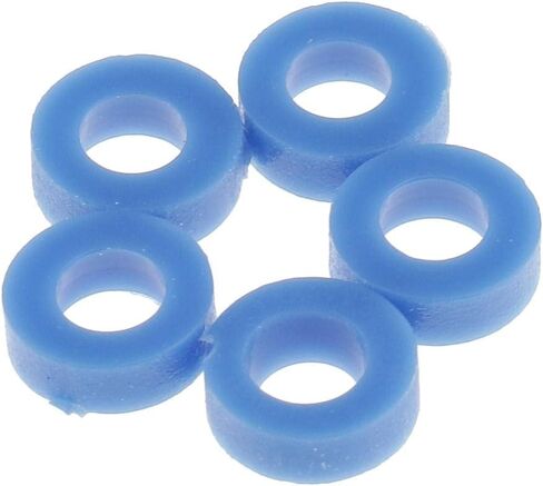 3mm Plastic Gasket Shaft Sleeve Fixed, Blue (50 Pack) in Saudi Arabia