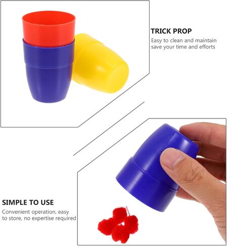 Toyandona Trick Coups Calls 30pcs Party Props Tools for Kids For Kids Performance Cups Cups و Knubls Magician Prop Cup Prop for Magician Party Prop in Kuwait