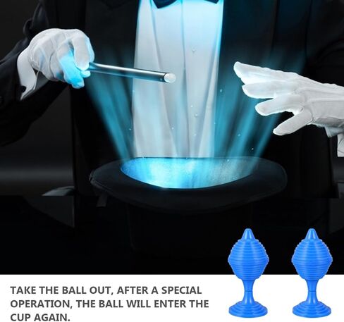 30 Pcs Party Props Magician Props Kids Gimmick Toys Disappearing Magics Trick Close up Cups and Balls in Saudi Arabia