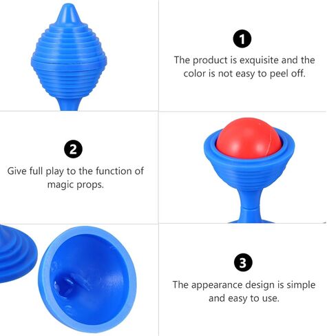 30 Pcs Party Props Magician Props Kids Gimmick Toys Disappearing Magics Trick Close up Cups and Balls in Saudi Arabia