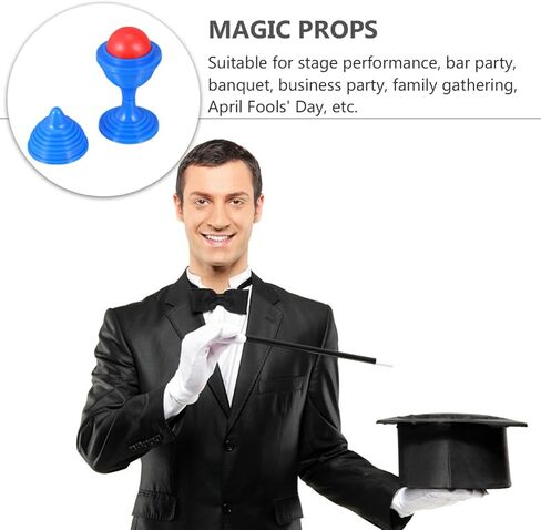 30 Pcs Party Props Magician Props Kids Gimmick Toys Disappearing Magics Trick Close up Cups and Balls in Saudi Arabia