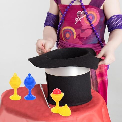 30 Pcs Party Props Magician Props Kids Gimmick Toys Disappearing Magics Trick Close up Cups and Balls in Saudi Arabia