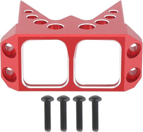 Aluminum Alloy Steering Servo Guard Armor SOA Cover CNC Machined Protective Upgrade Part for 1/10 RC Crawler Cheater Rig Rock Bouncer Roll Cage Capra RR10 Wraith DIY RC Car (Black) in Saudi Arabia