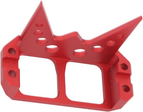 Aluminum Alloy Steering Servo Guard Armor SOA Cover CNC Machined Protective Upgrade Part for 1/10 RC Crawler Cheater Rig Rock Bouncer Roll Cage Capra RR10 Wraith DIY RC Car (Black) in Saudi Arabia