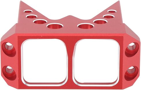 Aluminum Alloy Steering Servo Guard Armor SOA Cover CNC Machined Protective Upgrade Part for 1/10 RC Crawler Cheater Rig Rock Bouncer Roll Cage Capra RR10 Wraith DIY RC Car (Black) in Saudi Arabia