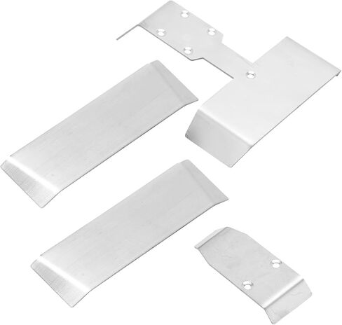 Chassis Armor Protection Servo Protector High Quality Stainless Steel Skid Plate for SUMMIT EREVO SLASH VXL 1/16 RC Car Durable Wear Resistant Silver 120g in Saudi Arabia