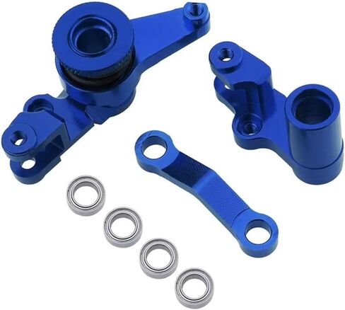 Compatible with Traxxas for Slash for Hoss 1/10 Rc Car Parts Metal Steering Bellcranks and Drag Link Servo Saver Set 6845X RC Assortment(Red) in Saudi Arabia