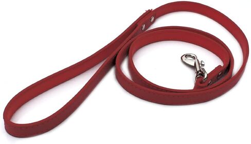 Vicasky Genuine Leather Pet Leash 130cm Sturdy Pu Dog Lead للاستخدام في الهواء الطلق. in Saudi Arabia
