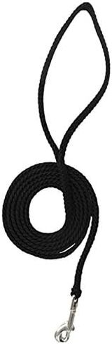 Flat Braided Rope Lead with Snap Red - 0.25 in. in Saudi Arabia