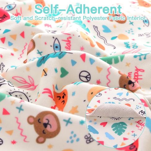 غلاف القط لتمسك غلاف القط ذاتيًا لقطع الأظافر بلفات Cat Cat Burrito Wrap anti-bite ، Wrap Cat anti-eScape Cat 2pcs (أخضر هريرة و Floral-XL ، M & XL) in Kuwait