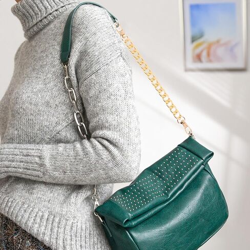سلسلة موسع محفظة 2pcs ، حزام سلسلة من محفظة الذهب 7.9 بوصة ، سلسلة قصيرة لأكياس Crossbody ، حقائب اليد لحقيبة الكتف المعد in Saudi Arabia