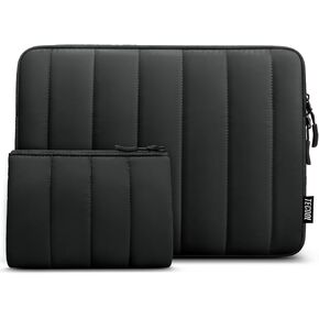 حالة كمبيوتر محمول منتفخة 13.3 بوصة ، 13-13.3 بوصة كمبيوتر محمول لجهاز MacBook Air 13 13.6 بوصة M4 M3 M2 M1 2025 ، MacBook Pro 13/ Mac Pro 14،13.3 "HP Lenovo Dell مقاومة للماء مع حقيبة صغيرة in Saudi Arabia