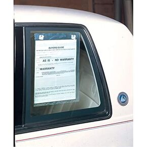 Buyers Guide Hangers Holder Pouch Kits Form Holders (50 per Pack) Dealership Auto Lot Car Dealer Window in Kuwait