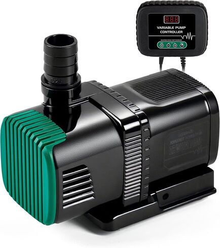 Luckerain Aquarium Pump 800 GPH Submersible Water Pump with Variable Frequency Controller 18ft Cord Amphibious Quiet Return Pump for small Fish Tanks Koi Pond Waterfalls Fountains Gardens and Sumps in Saudi Arabia