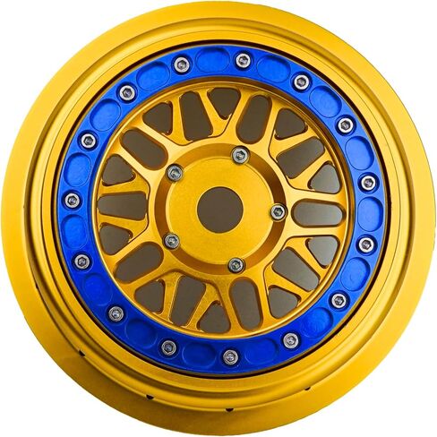 ترقية السباق أجزاء CNC قفل حبة الألومنيوم لـ Losi Super Baja Rey SBR 2.0 1/6 1PCS GOLD (GOLD-Blue) in Kuwait