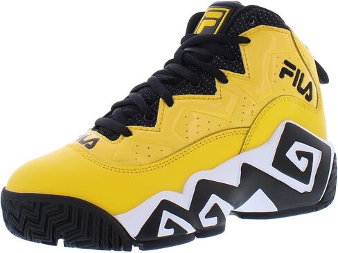 Fila Kids Mb Basketball Shoes Black/Sfty/White 3 in Saudi Arabia