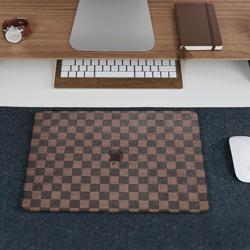 حالة checkered لـ MacBook Pro 13 Inch 2025-2016 M2 M1 A2338 A2289 A2251 A2159 A1989 A1706 A1708 ، شبكة المشي التعريف الفاخرة الشاملة الشبكة البرو in Kuwait