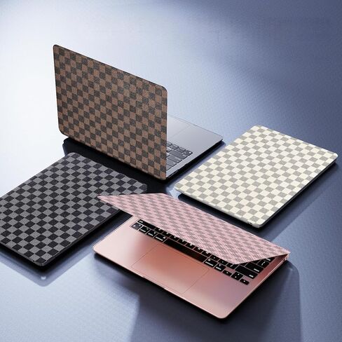 حالة checkered لـ MacBook Pro 13 Inch 2025-2016 M2 M1 A2338 A2289 A2251 A2159 A1989 A1706 A1708 ، شبكة المشي التعريف الفاخرة الشاملة الشبكة البرو in Kuwait