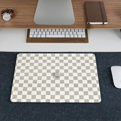 حالة checkered لـ MacBook Pro 13 Inch 2025-2016 M2 M1 A2338 A2289 A2251 A2159 A1989 A1706 A1708 ، شبكة المشي التعريف الفاخرة الشاملة الشبكة البرو in Kuwait