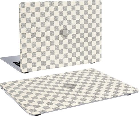 حالة checkered لـ MacBook Pro 13 Inch 2025-2016 M2 M1 A2338 A2289 A2251 A2159 A1989 A1706 A1708 ، شبكة المشي التعريف الفاخرة الشاملة الشبكة البرو in Kuwait
