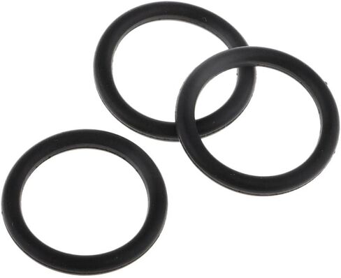 20pcs Rubber O Gasket Seal, 20mm x 2.4mm, Black Replacement in Saudi Arabia