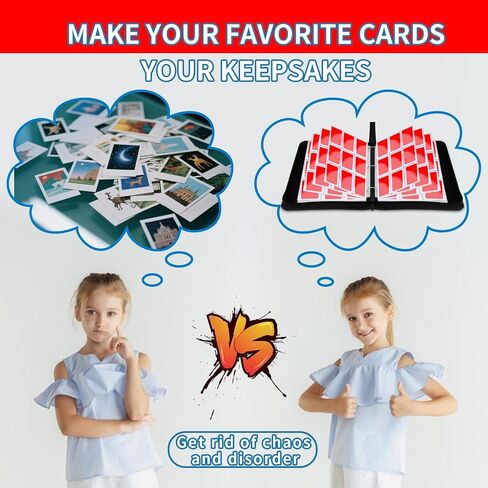 Trading Card Binder 9 Pocket, 900 Pockets Card Holder with 50 Removable Sleeves for Game Cards,Premium Card Book, Game Cards & Sports Cards (Red, 9-Pocket) in Saudi Arabia
