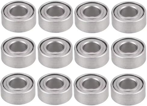 RC Car Parts Compatible with WPL C14 C24 C34 C44 for MN D90 for MN99S RC Car Spare Parts Upgrade Accessories 12PCS Steel Bearing 3X6X2mm in Saudi Arabia