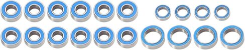RC Repair Parts Compatible with Tamiya for TT01 TT01E TT01D for TT02B 1/10 RC Car Upgrades Parts Accessories 20PCS Rubber Sealed Ball Bearing Kit in Saudi Arabia