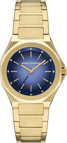 A|X Armani Exchange Women's Watch, Octagonal Three-Hand Watch for Women with Stainless Steel or Silicone Band in Saudi Arabia